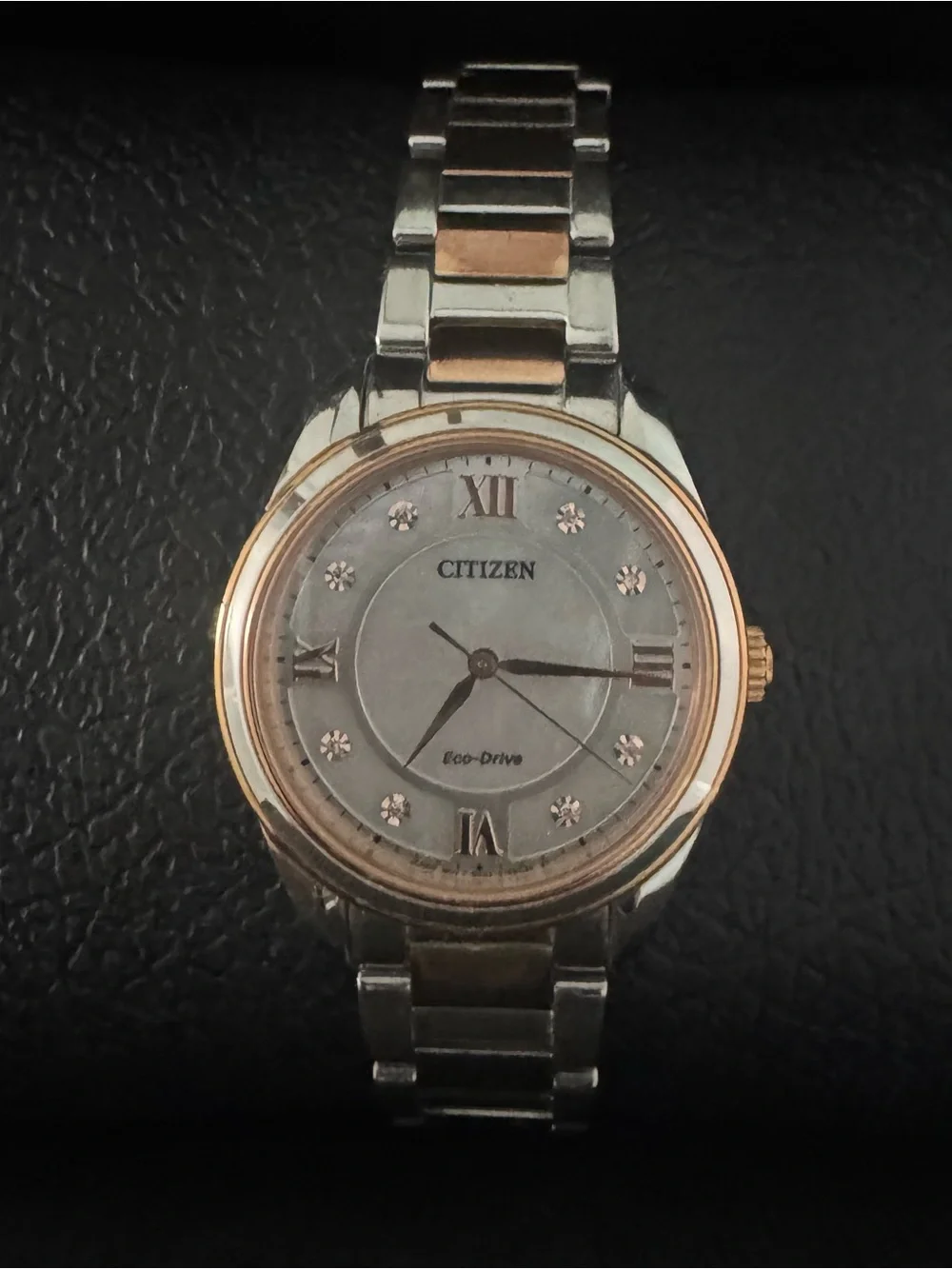 Citizen Eco Drive Two Tone with diamonds